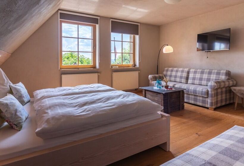 إستوديو قياسى مطلة على الجبل, Berggasthof Koitsche Im Naturpark Zittauer Gebirge