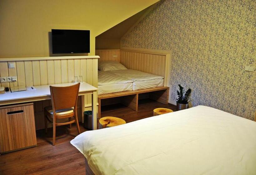 חדר סטנדרט לארבעה, Wellness Hotel Bozeňov