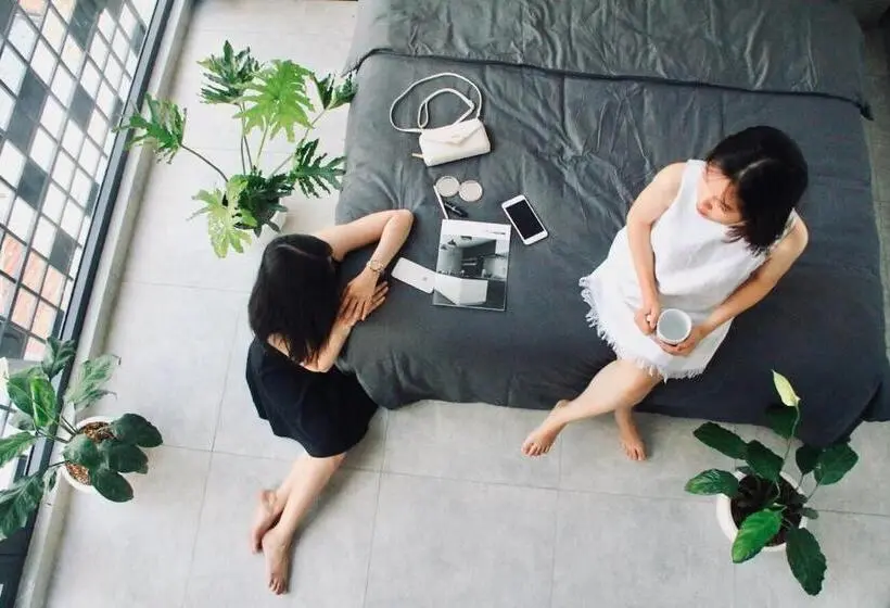 اتاق استاندارد با چشم‌انداز شهر, Midmost Boutique Hostel