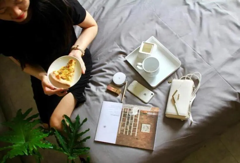 اتاق استاندارد با چشم‌انداز شهر, Midmost Boutique Hostel