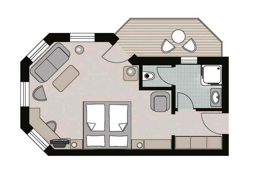 Номер Deluxe с Балконом, Wellness & Sporthotel Jagdhof