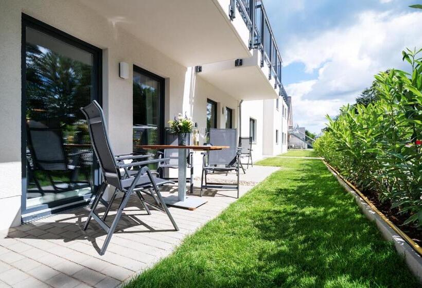 סטודיו סטנדרט עם מרפסת, Akzent Apartmenthotel Binz