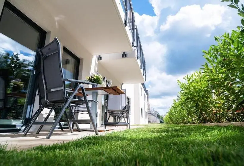 テラスつきの２ベッドルームアパートメント, Akzent Apartmenthotel Binz