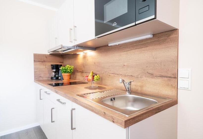 דירה בת חדר שינה 1 עם מרפסת, Akzent Apartmenthotel Binz