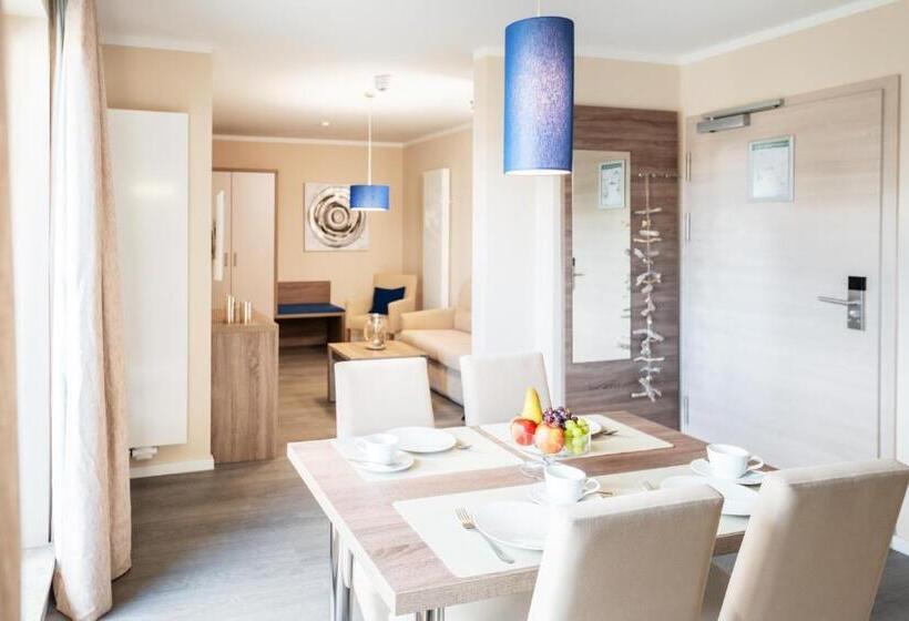 דירה בת חדר שינה 1 עם מרפסת, Akzent Apartmenthotel Binz