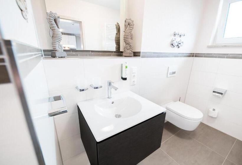 דירת שני חדרים עם מרפת, Akzent Apartmenthotel Binz