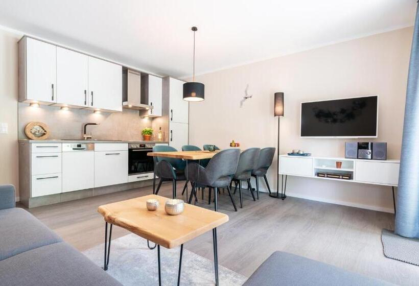 דירת 2 חדרים עם טרסה, Akzent Apartmenthotel Binz