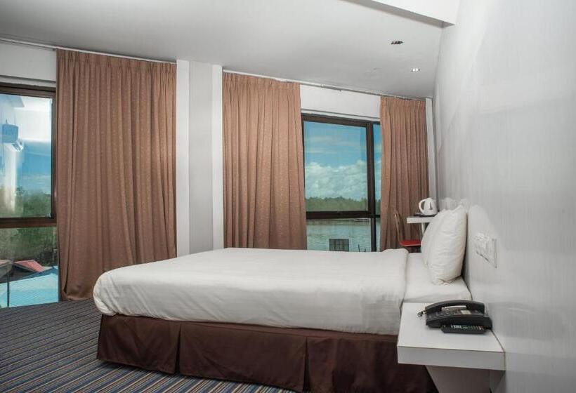 غرفة ديلوكس سرير كينج, Capital O 90083 Riverfront Inn