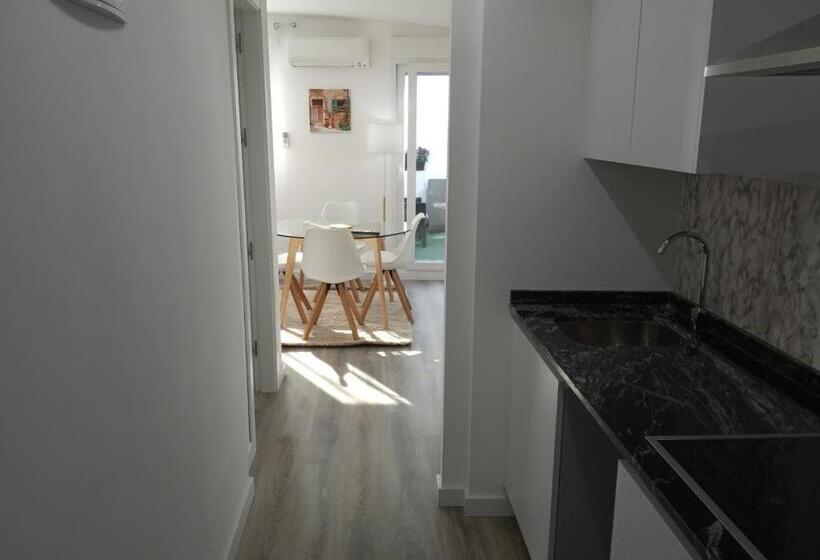 침실 1개 테라스 아파트, Alicante Center Apart