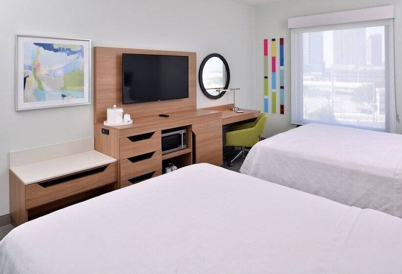 חדר סטנדרט שתי מיטות זוגיות, Hampton Inn Tampa Downtown Channel District