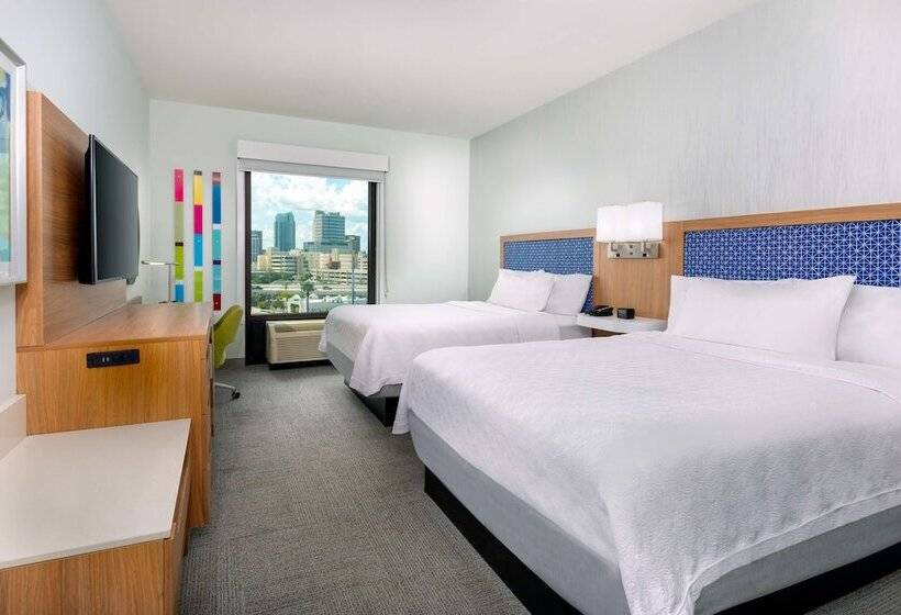 Номер Стандарт 2 Двуспальные Кровати, Hampton Inn Tampa Downtown Channel District