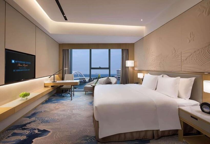 Habitación Premium Vista al Mar., Wyndham Grand Plaza Royale Yuzhou Xiamen   Wuyuan Bay