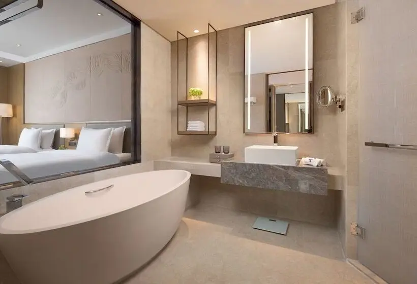 اتاق پرمیوم با چشمانداز دریا, Wyndham Grand Plaza Royale Yuzhou Xiamen Wuyuan Bay