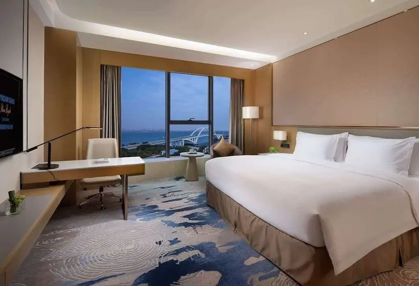 اتاق اجرایی با چشمانداز دریا, Wyndham Grand Plaza Royale Yuzhou Xiamen Wuyuan Bay