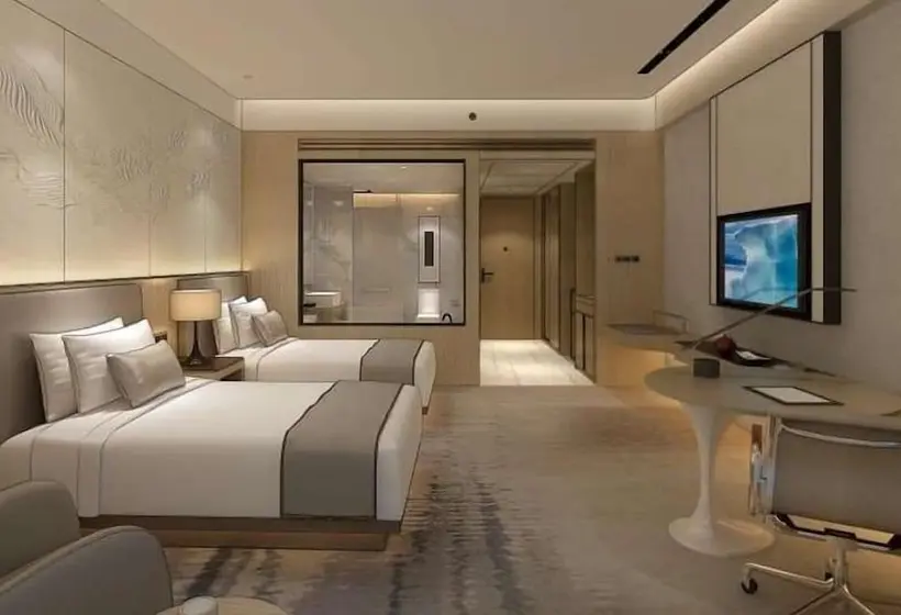اتاق اجرایی با چشمانداز دریا, Wyndham Grand Plaza Royale Yuzhou Xiamen Wuyuan Bay