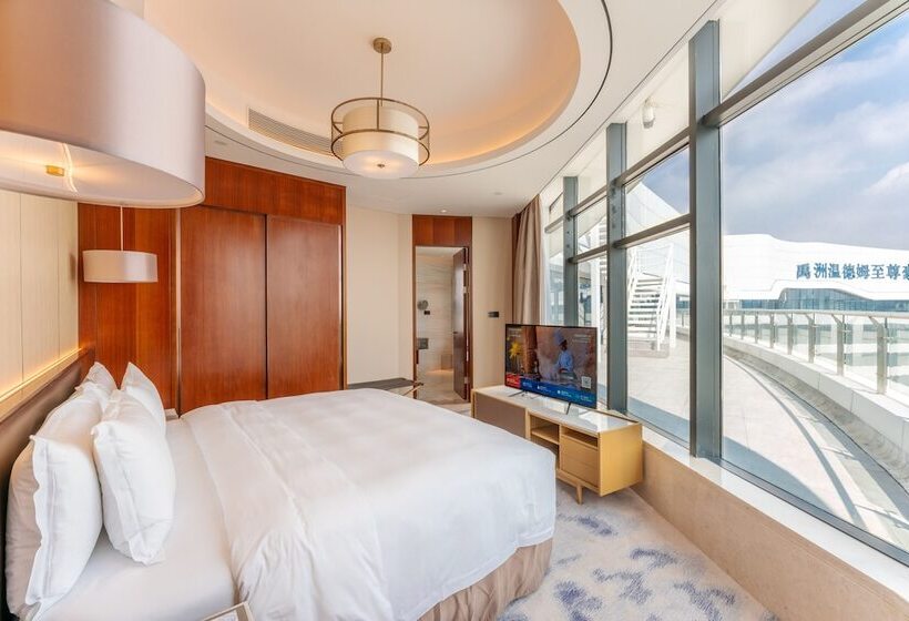 可观景的套房, Wyndham Grand Plaza Royale Yuzhou Xiamen   Wuyuan Bay