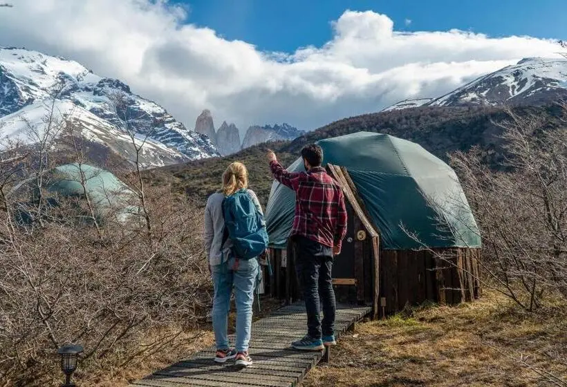 浴室共有ベーシックルーム, Ecocamp Patagonia