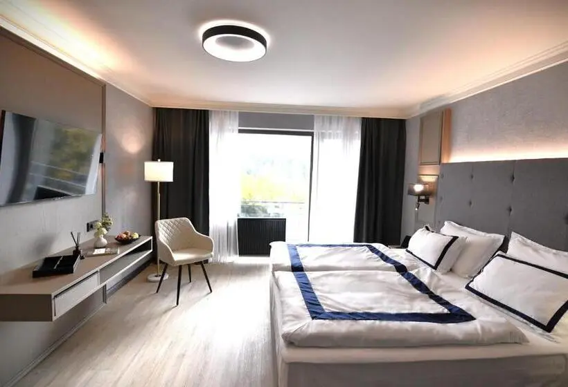 キングサイズベッドのスタンダードルーム, Resort Hotel Sonnenhof Grafenau