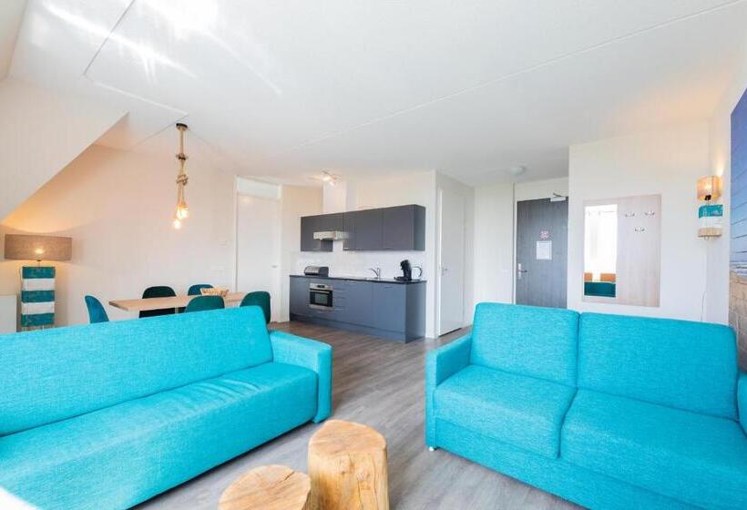 带1个卧室的高级公寓, Villa Zeezicht