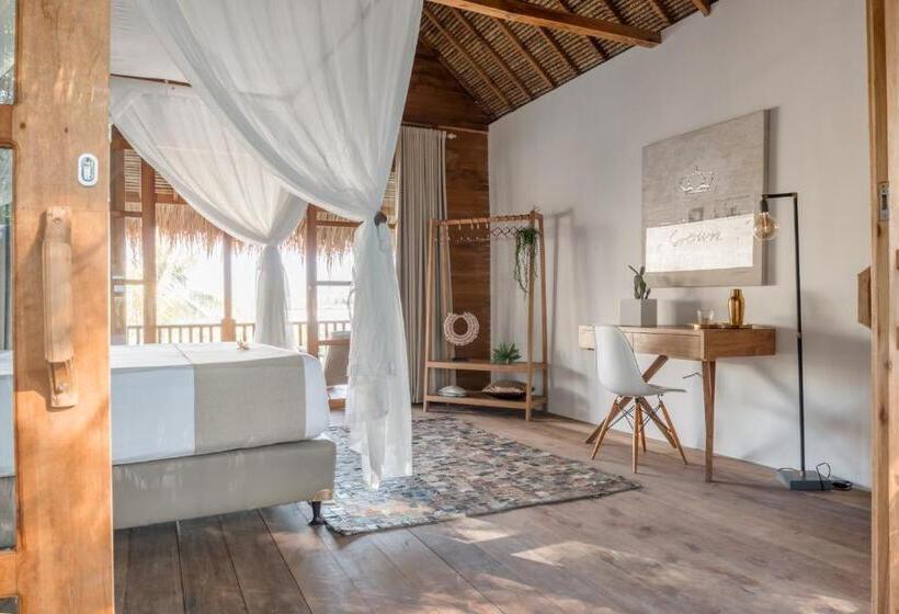 غرفة ديلوكس مزودة بشرفة, Lempuyang Boutique