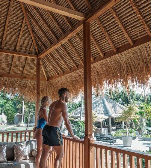 غرفة ديلوكس مزودة بشرفة, Lempuyang Boutique