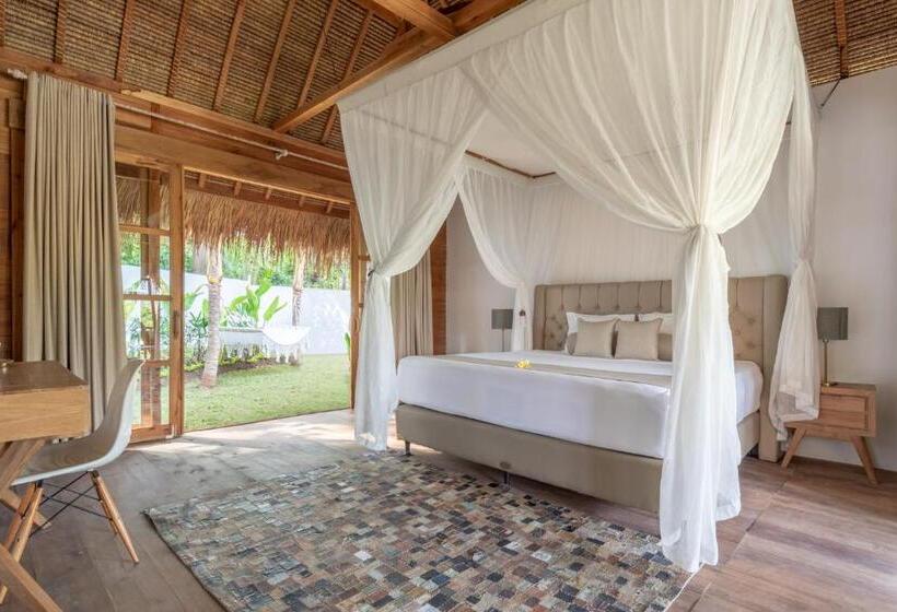 غرفة ديلوكس مزودة بشرفة, Lempuyang Boutique