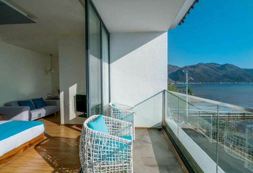 海景标准间带阳台, Dali Erhai Baishe Seaview Inn