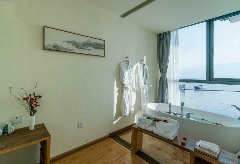 海景标准间带阳台, Dali Erhai Baishe Seaview Inn