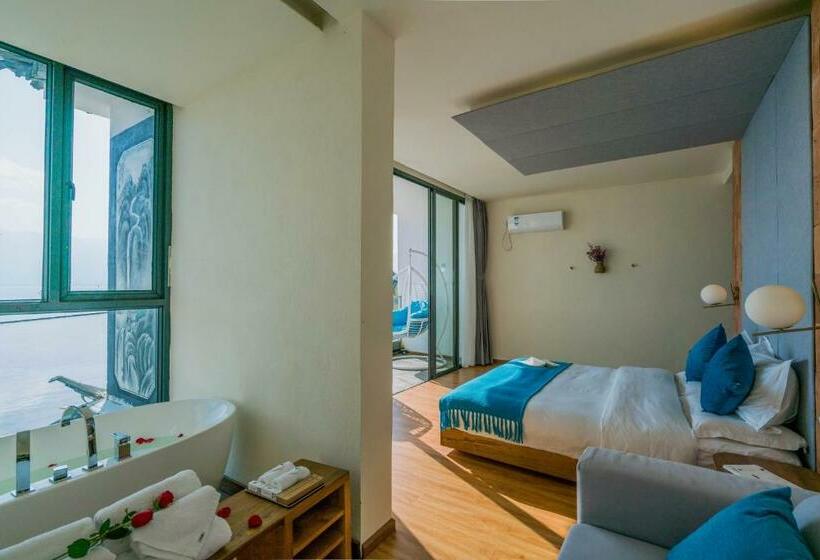 海景标准间带阳台, Dali Erhai Baishe Seaview Inn