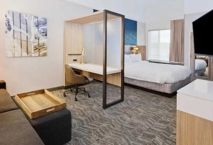 キングサイズベッドのスイートルーム, Springhill Suites By Marriott Montgomery Prattville/millbrook
