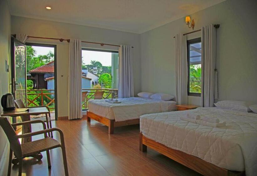 اتاق استاندارد چهارنفره با بالکن, Phu Quoc Areca Garden Bungalow