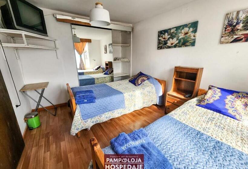 Standard room with outdoor bath, Hostal Pampaloja