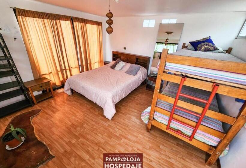 اتاق استاندارد چهار تخته, Hostal Pampaloja