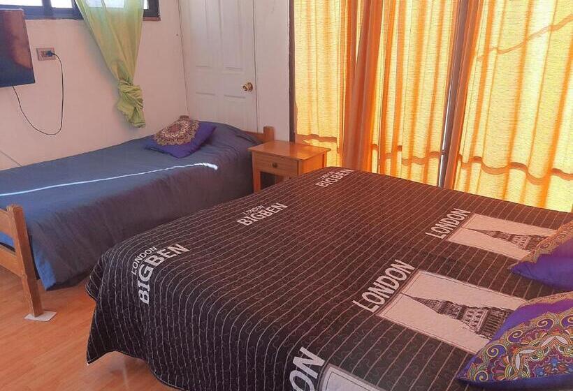اتاق استاندارد چهار تخته, Hostal Pampaloja