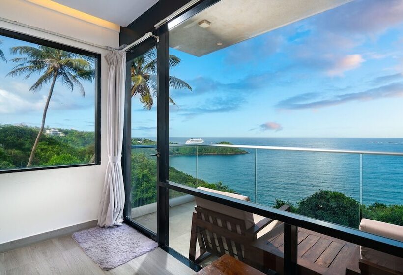 غرفة ديلوكس مطلّة علي البحر, Agnus Unawatuna