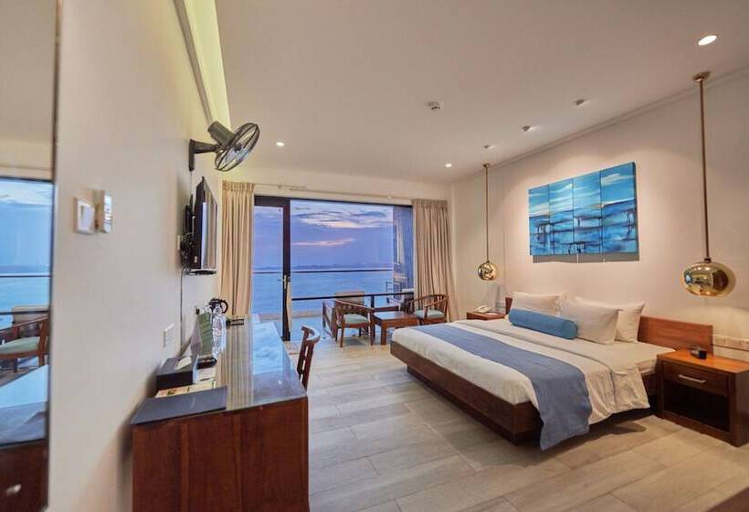 غرفة ديلوكس مطلّة علي البحر, Agnus Unawatuna