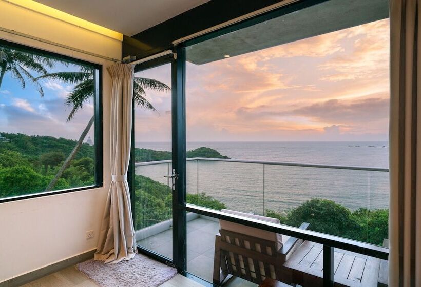 غرفة ديلوكس مطلّة علي البحر, Agnus Unawatuna