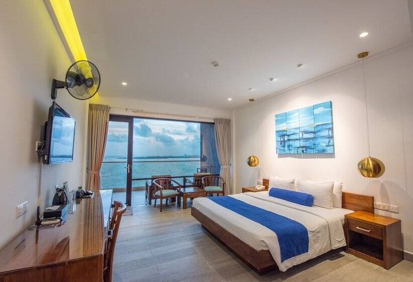 غرفة ديلوكس مطلّة علي البحر, Agnus Unawatuna