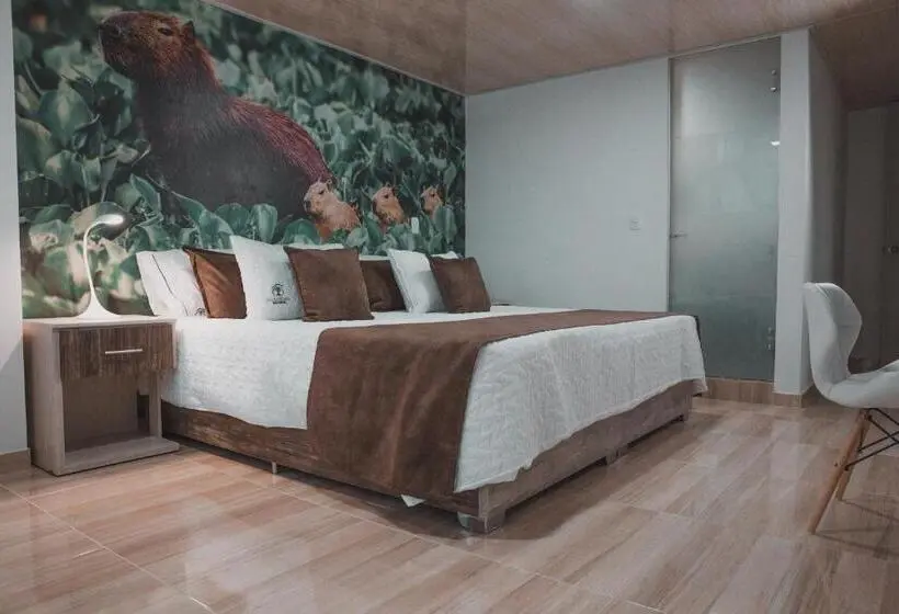 キングサイズベッドのデラックスルーム, Pachamama Spa