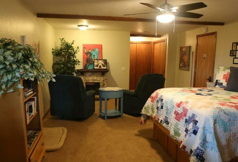 חדר סטנדרט נוף לגינה, Ponderosa Ridge A B & B