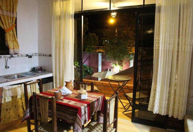 Апартаменты 1 Спальня с Террасой, Casa Hospedajelos Capulies