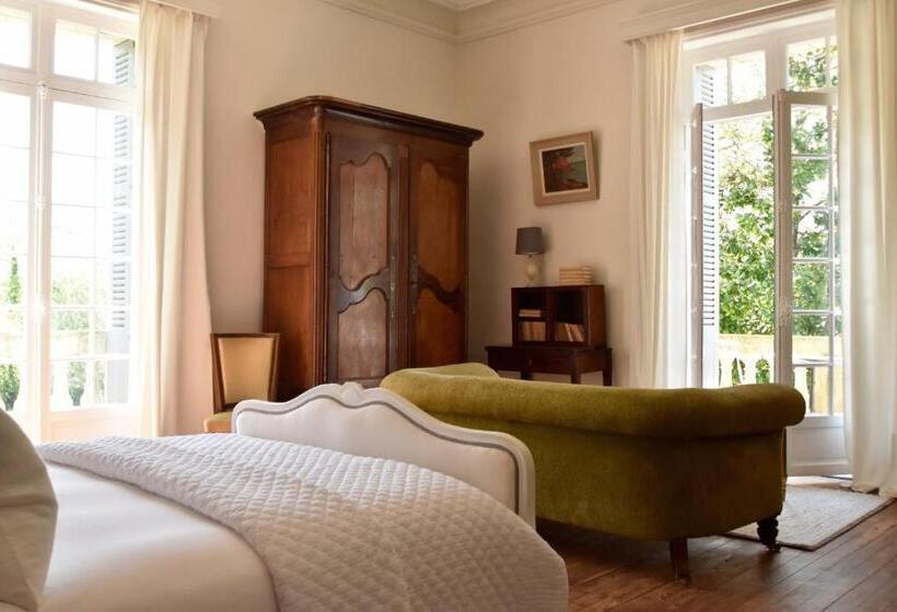 带阳台的豪华间, Manoir De Plaisance