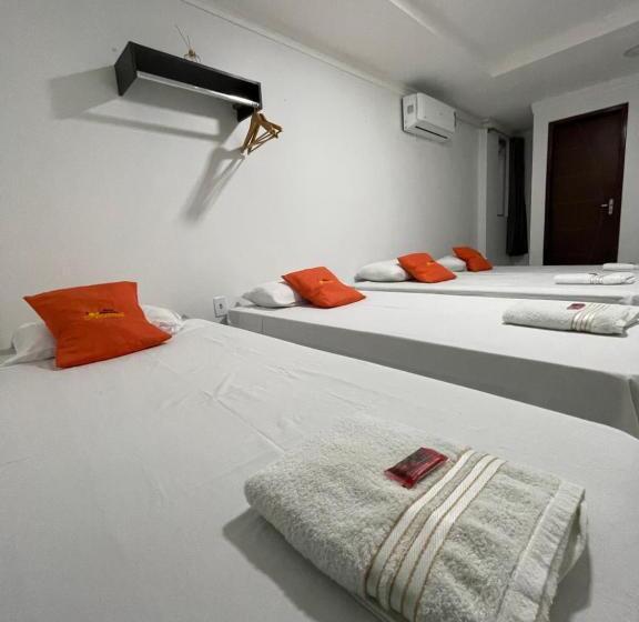 スタンダード４人部屋, Pousada Acauã Acesso Através De Escadas