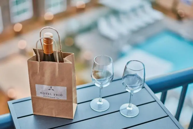 キングサイドベッドのスタンダードワンルーム, Trio Healdsburg