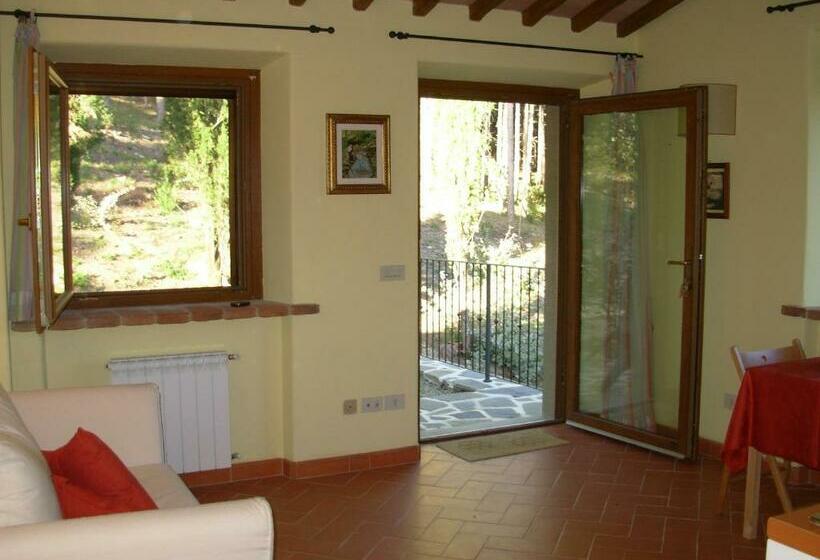 带1个卧室带花园景观的公寓, Agriturismo Santa Rosa