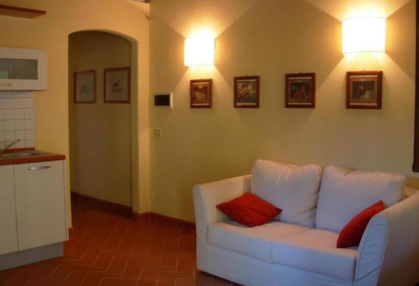 带1个卧室带花园景观的公寓, Agriturismo Santa Rosa