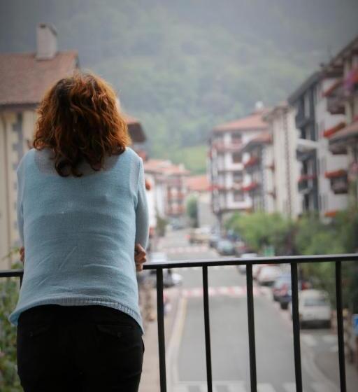 带阳台的豪华间, Hostal Cicloturismo Lopenea