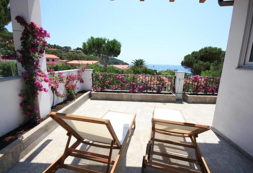 침실 1개 바다 전망 아파트, Albatros