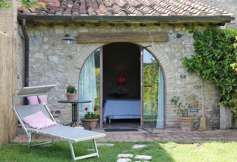 شقة غرفة واحدة مطلة على الحديقة, Private Room In Small Medieval Borgo