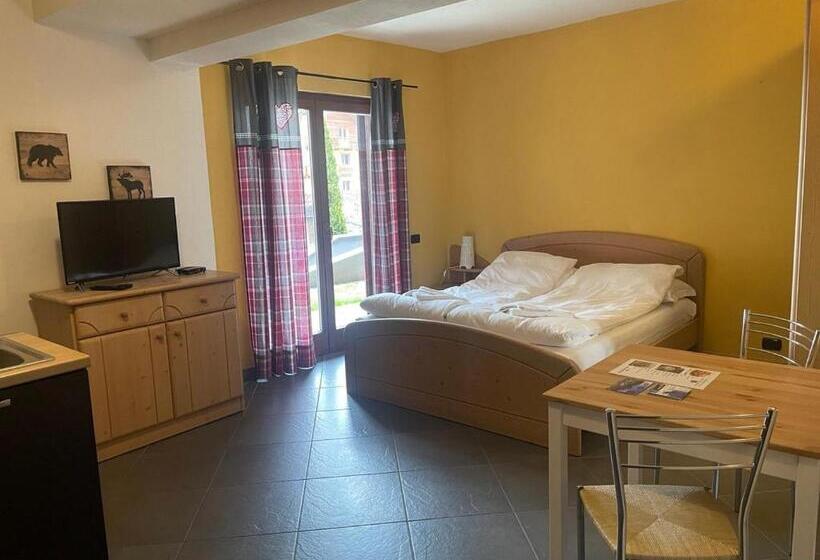 חדר סטודיו סטנדרד, Residence Le Marmotte